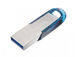  USB stick 32 GB SANDISK Ultra Flair, USB 3.0, tropical blue (SDCZ73-032G-G46B)