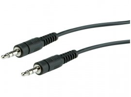  Audio kabel ROLINE 3.5mm(m) na 3.5mm(m), 5m, crni