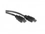 Video kabel SECOMP HDMI(m) na HDMI(m), 2.0m, s mrežom, crni