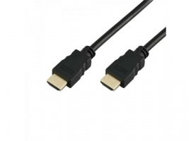  Video kabel SECOMP HDMI(m) na HDMI(m), 1.0m, s mrežom, crni