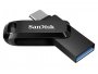 USB stick 128 GB SANDISK Ultra Dual Drive Go USB Type-C, USB 3.2 Type-C/Type-A, 400 MB/s, crni (SDDDC3-128G-G46)
