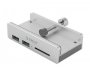 USB HUB ORICO MH2AC-U3-SV-BP, 2-portni USB 3.0 sa SD čitačem, srebrni