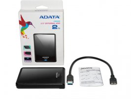  Eksterni tvrdi disk, 2 TB, A-DATA HV620S Slim, 2.5", USB 3.0, crni