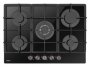 Ploča za kuhanje AMICA PGC A7101ApB, 5 x plin, Wok, 70 cm, staklokeramika, crna