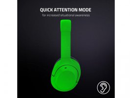  Slušalice + mikrofon RAZER Opus X Wireless, gaming, bežične, zelene