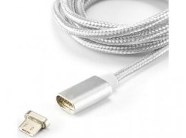 Kabel SBOX USB (m) na magnetski micro USB (m), 1m