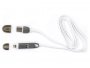 Kabel SBOX Micro USB/Lightning(m) na USB-A(m), 1m, bijeli