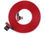 Kabel SBOX USB-C(m) na USB-a(m), 1.5m, kutni, crveni
