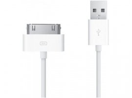  Kabel SBOX 30-pin Lightning (m) na USB-A(m), 2m, za iPhone 4, bijeli