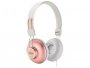 Slušalice HOUSE OF MARLEY Positive Vibration 2.0, naglavne, 3.5mm, drvo, bijelo roze