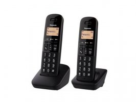  Telefon bežični PANASONIC KX-TGB612FXB, crni, TWIN