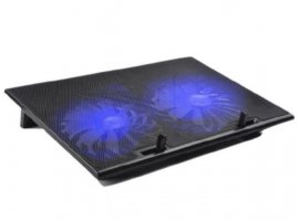  Hladnjak za prijenosno računalo MS COOL D105, za laptop 17",  2 ventilatora, anti-slip podloga