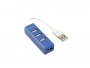 USB HUB SBOX H-204, 4x USB 2.0, plavi