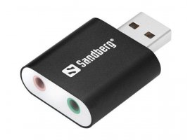 Audio adapter SANDBERG, USB3.0 (m) na 2x 3.5mm (ž), za mikrofon i slu&scaron;alice