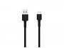Kabel XIAOMI USB-C(m) na USB-A(m), 1m, pleteni, crni