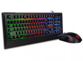  Tipkovnica + miš THERMALTAKE CHALLENGER Combo, US layout, RGB, žična