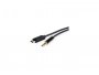 Audio kabel ROLINE, USB-C - 3.5mm, M/M, 1.8m, crni