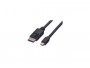 Video kabel ROLINE DisplayPort DP(m) na Mini DP(m) v1.1, 5.0m, crni