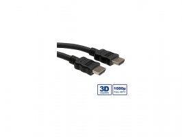  Video kabel ROLINE HDMI(m) na HDMI(m), 5.0m, s mrežom, crni