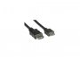 Video kabel ROLINE HDMI(m) na Mini HDMI Type-C(m) v1.4, 2.0m, s mrežom, crni