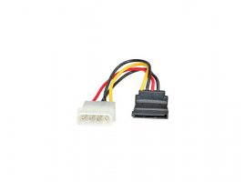  Naponski kabel ROLINE, 4-pin HDD - SATA (90°), 0.1m