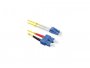 Optički kabel ROLINE 9/125µm LC/SC singlemode Duplex, OS2, LSOH, 1 m, žuti