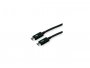 Kabel ROLINE USB-C(m) na USB-C(m), 2m, Thunderbolt, crni