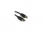 Kabel ROLINE USB-B(m) 2.0 na USB-A(m) 2.0, 0.8m, crni