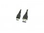 Kabel ROLINE USB-C(m) 3.2 na USB-A(m) 3.2, 1m, crni