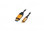 Kabel ROLINE GOLD USB-C(m) 3.1 Gen2 na USB-A(m) 3.1 Gen2, 1m, crno/zlatni