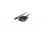 Video kabel ROLINE VALUE USB-C(m) na DVI(m), 1.0m, crni