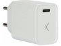 Zidni punjač KSIX, USB-C 20W PD, bijeli