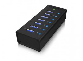  USB HUB ICY BOX IB-AC618, 7-port, 7x USB 3.0