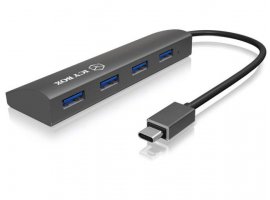USB-C HUB ICY BOX IB-AC6405-C, 4-port, 4x Type-A USB 3.0
