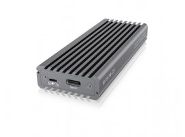  Kućište za SSD disk ICY BOX IB-1817M-C31, M.2 NVMe, USB 3.1 Gen 2 Type-C, Type-C to Type-A USB cable, sivo