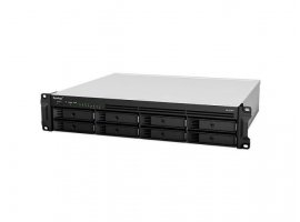  NAS SYNOLOGY RS1221RP+ RackStation, 8-bay NAS server, 4GB DDR4, Hot-Swap 2.5"/3.5" HDD, 4xG-LAN, USB3.2 Gen1×2, eSATA×1, Redundant Power Supply