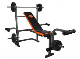  Klupa FIT IN GB-KL1007A, sa šipkom i utezima, 50 kg