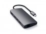 USB-C HUB SATECHI ST-TCMA2M V2, Type-C Multi-Port Adapter, HDMI 4K,3x USB 3.0, MicroSD, Ethernet V2, aluminjski, sivi