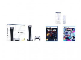  Igraća konzola SONY PS5 PlayStation 5 + PS5 Media Remote + Destruction AllStars PS5 + Marvel's Spider-Man: Miles Morales