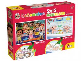  Puzzle LISCIANI COCOMELON Gradimo, dvostrane, 2x12kom, dob 3+