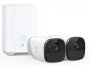 Nadzorna kamera ANKER EUFY Security Cam 2 Pro 2K (T88513D1), vanjska, 2K, baterijska, WiFi, AI detekcija, set 2 kamere + baza
