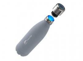  Pametna boca CRAZYCAP, 750ml, UV-LED pročišćavanje, bez BPA, siva