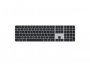 Tipkovnica APPLE Magic Keyboard with Touch ID and Numeric Keypad for Mac models with Apple silicon, Black Keys, Croatian (mmmr3cr/a)