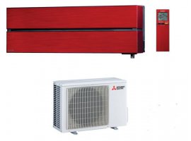  Klima uređaj MITSUBISHI Power DC Inverter 3,5/4,0kW (MSZ-LN35VGR), inverter, WiFi, crvena, komplet
