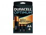 Jednokratna baterija DURACELL Optimum AA, 4 kom.
