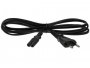 Kabel DELTACO Power Cord, Euro (Type C) plug - C7 socket: 2,0m (400)