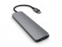 USB-C HUB SATECHI Slim Aluminum Multi-Port V2, 2x USB 3.0, USB Type-C, HDMI, Space Gray