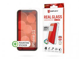  Zaštitno staklo DISPLEX Real Glass 2D za Apple iPhone 11, + prozirna prozirna maskica (01147)