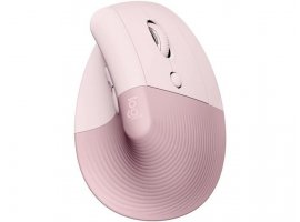  Bežični miš LOGITECH Lift, ergonomski, vertikalni, rozi (910-006478)