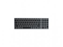  Tipkovnica SATECHI Slim X2 Bluetooth, bežična, USB-C, US, siva (ST-BTSX2M)